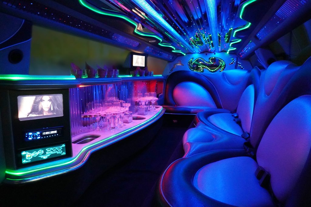 Limo Front of Entertainment Area